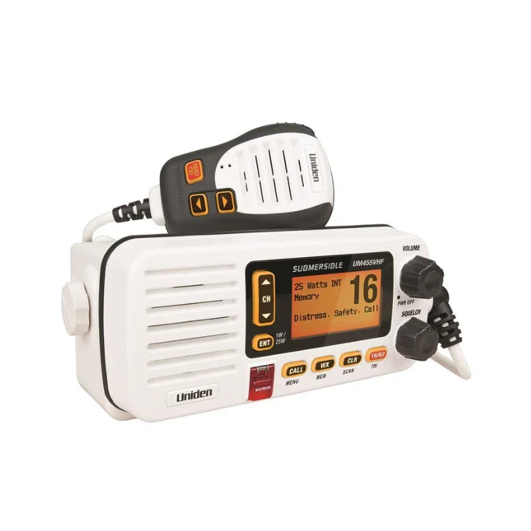 Collection of Uniden UM455 Marine Radio in a gallery layout